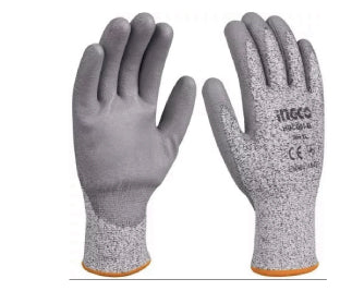 Guantes Anti-Cortadura de Seguridad Industrial Marca Ingco Ferretería Suprema Cali 