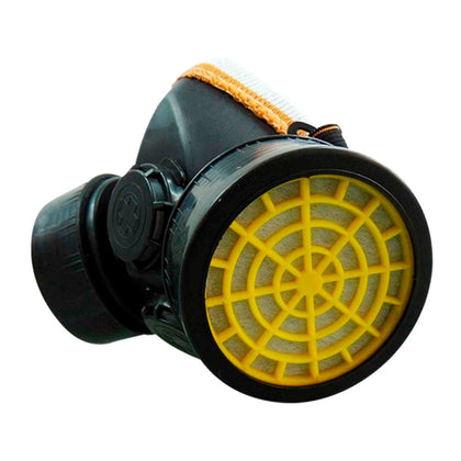 La mascara de seguridad de medio rostro con doble filtro brinda excelente protección a los usuarios. Es muy liviana incluso cuando estén equipados los cartuchos de respiración.