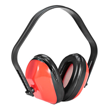 Protectores auditivos tipo copa. Diadema de soporte a la cabeza elaborada en plástico reforzado para ofrecer un cómodo ajuste durante su uso.