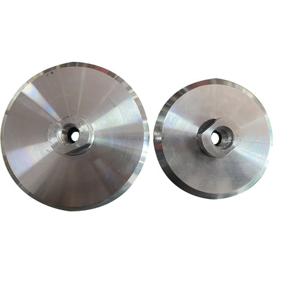 Base de aluminio para discos de mármol con rosca de 5/8