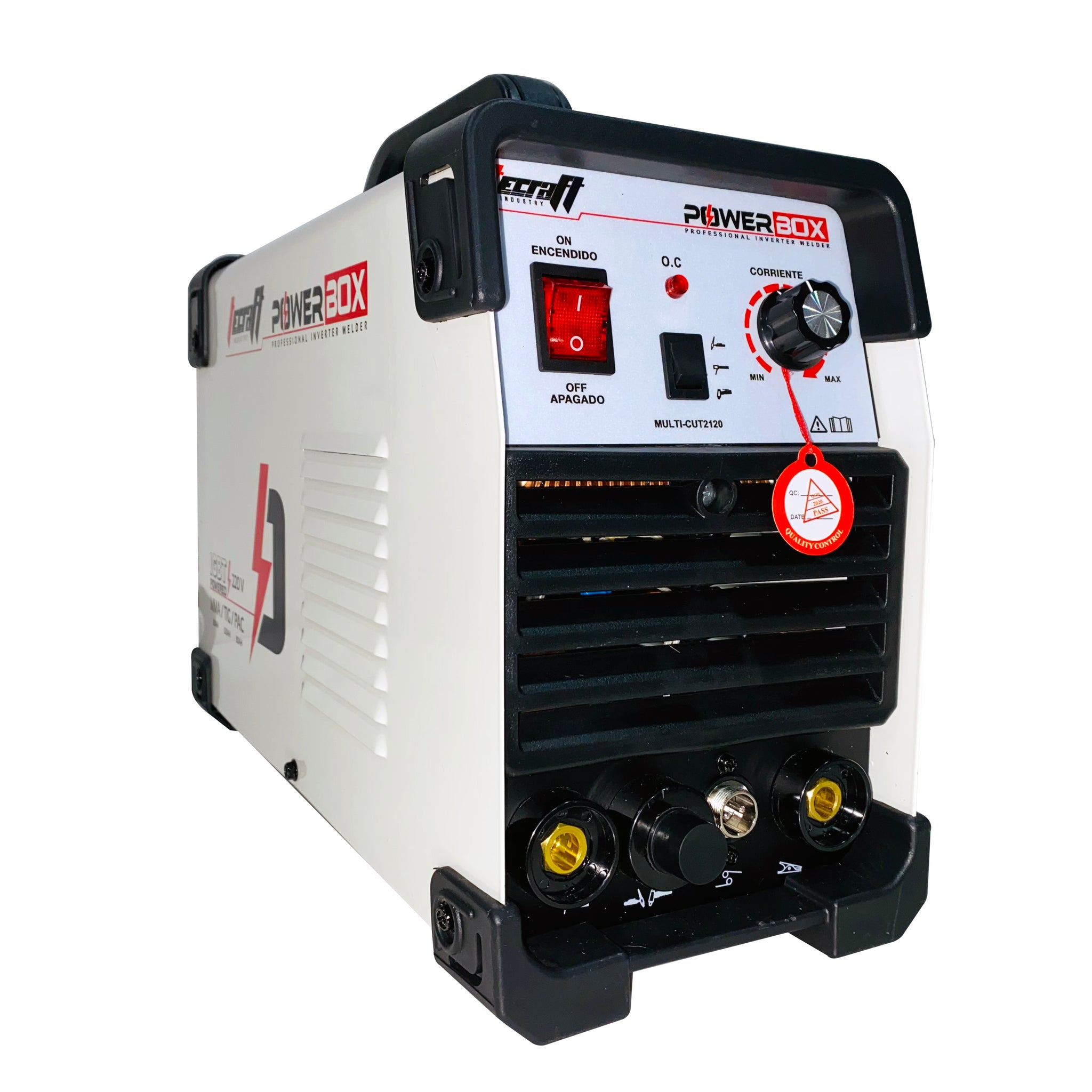 Soldador inversor proceso MMA/TIG de 180Ah 110V/220V marca Tecraft  Industry, tecnología alemana. – Ferretería Suprema del Valle