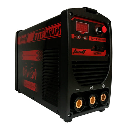 Soldador inversor proceso MMA/TIG LIFT de 200Ah 110V220V 60% ciclo de trabajo, marca Tecraft Industry, tecnología alemana, un año de garantía.